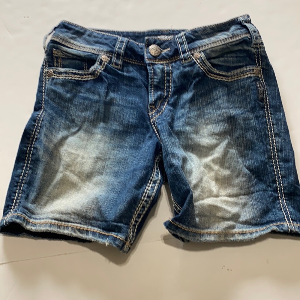Silver suki shorts